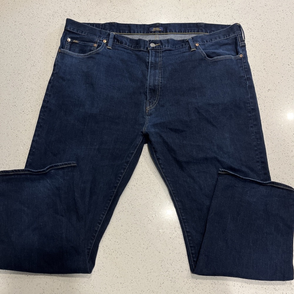 Polo Ralph Lauren Jeans Men's Sz 46B x30 The Hampton‎ Relaxed Straight Denim